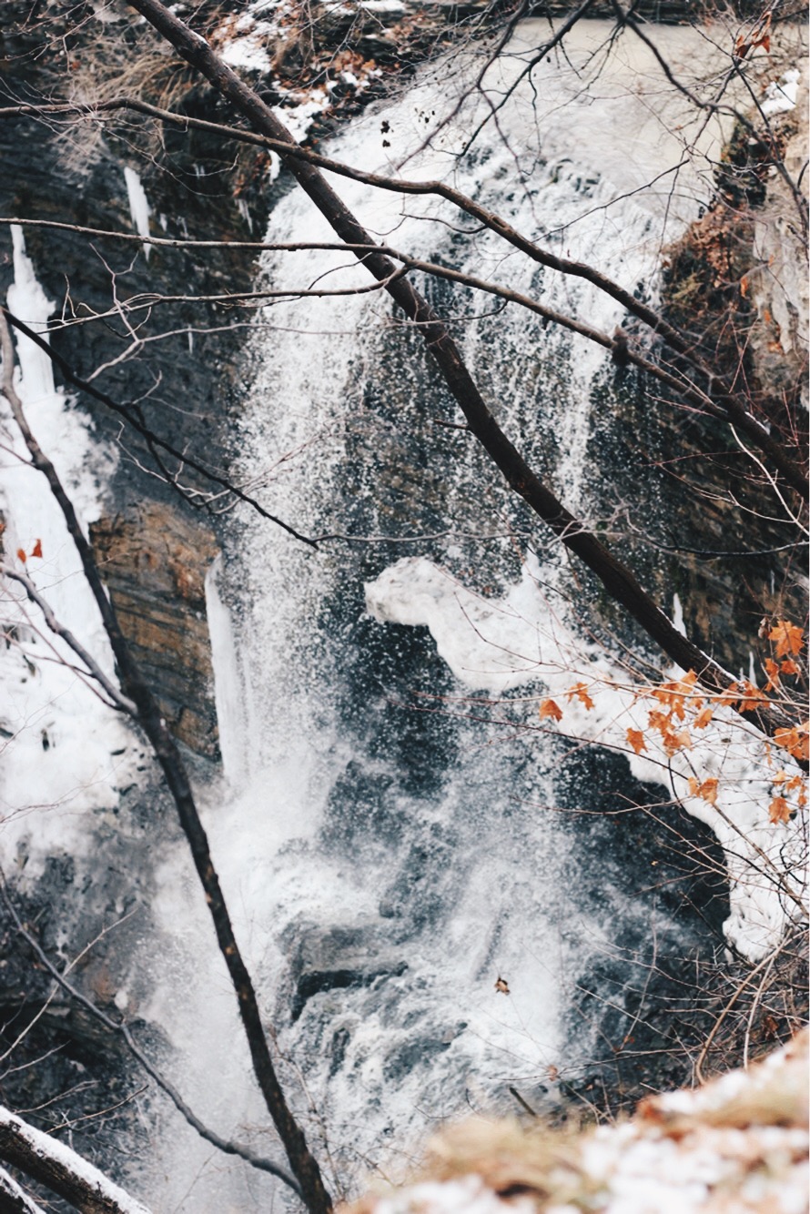 Felkers Falls in the Winter, Stoney Creek