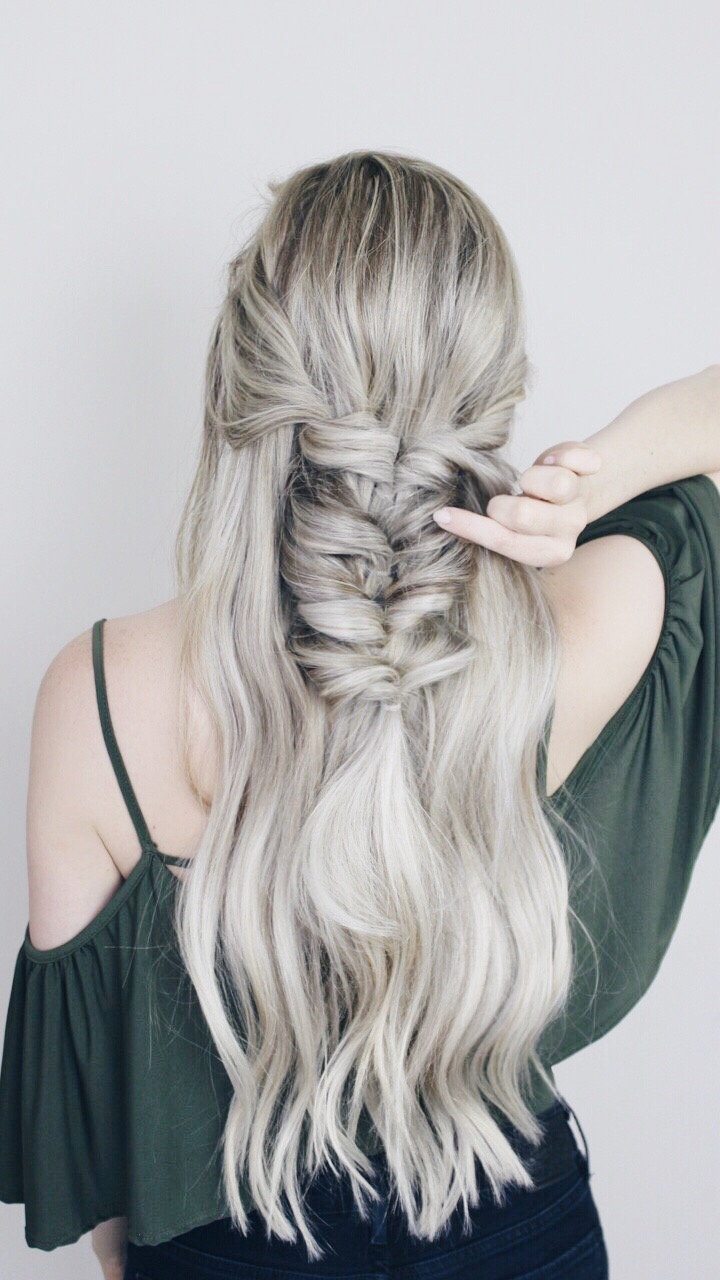 Alex Gaboury Halfup Hairstyle