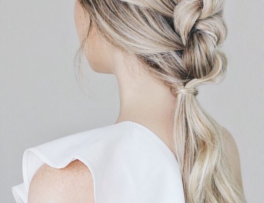 Simple Knotted Pony-tail Tutorial Perfect For Weddings, Prom, Formal
