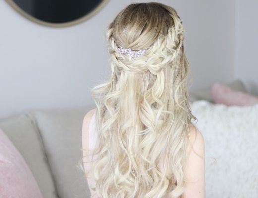 Bridal Half-up Hairstyle, Alex Gaboury