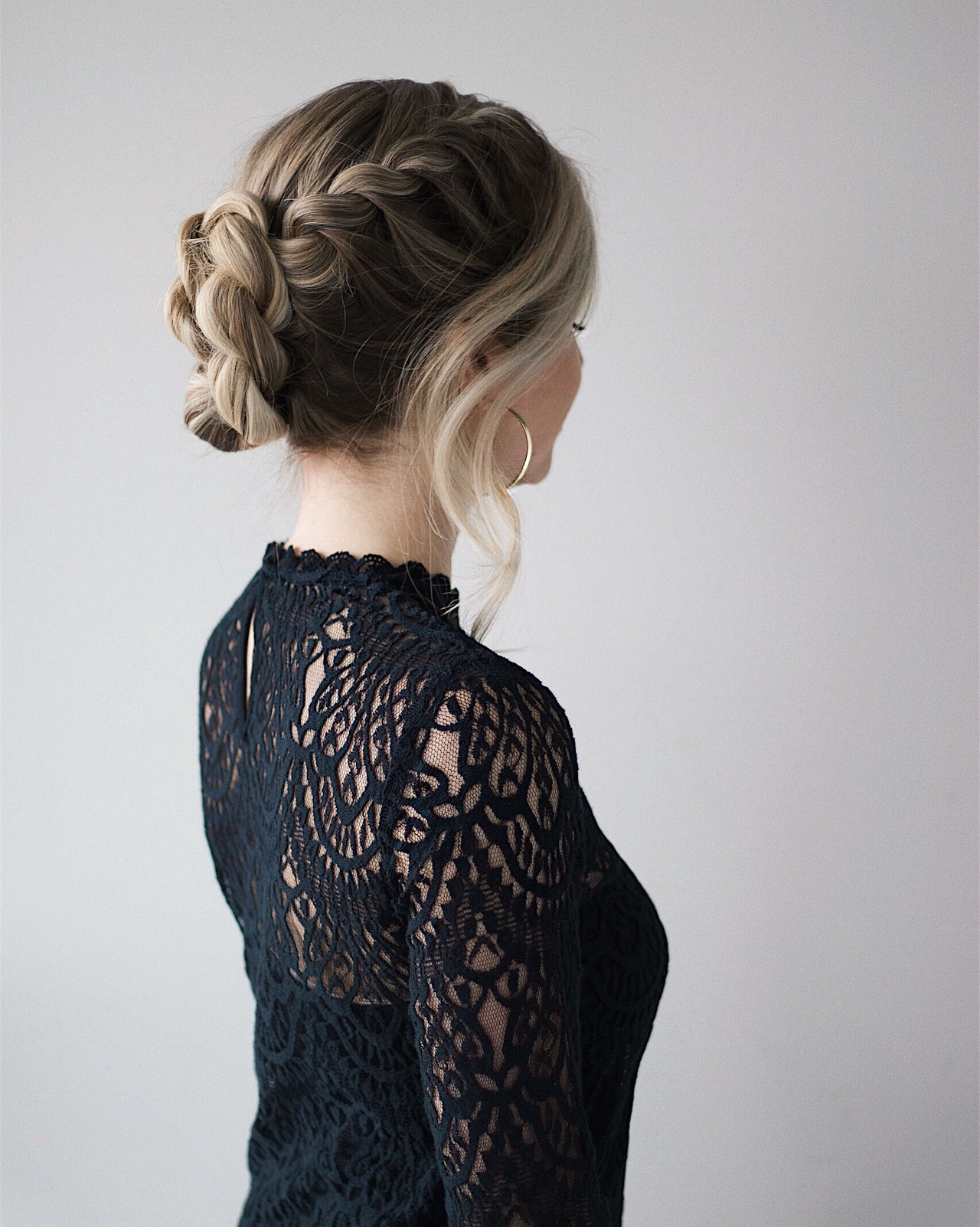 Braided French Twist Hair Tutorial | www.alexgaboury.com