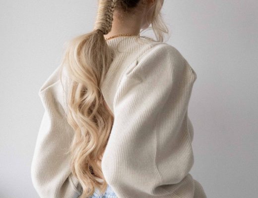 UNIQUE BRAIDED PONYTAIL HAIR TUTORIAL FOR THE HOLIDAYS - Alex Gaboury