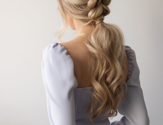 EASY BRAIDED PONYTAIL HAIRSTYLE SPRING 2021  Pull Through Braid Tutorial