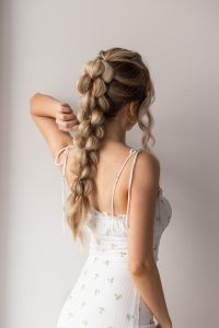 BEAUTIFUL BRAIDED PONYTAIL | Perfect for Summer, Prom, Graduation, Weddings