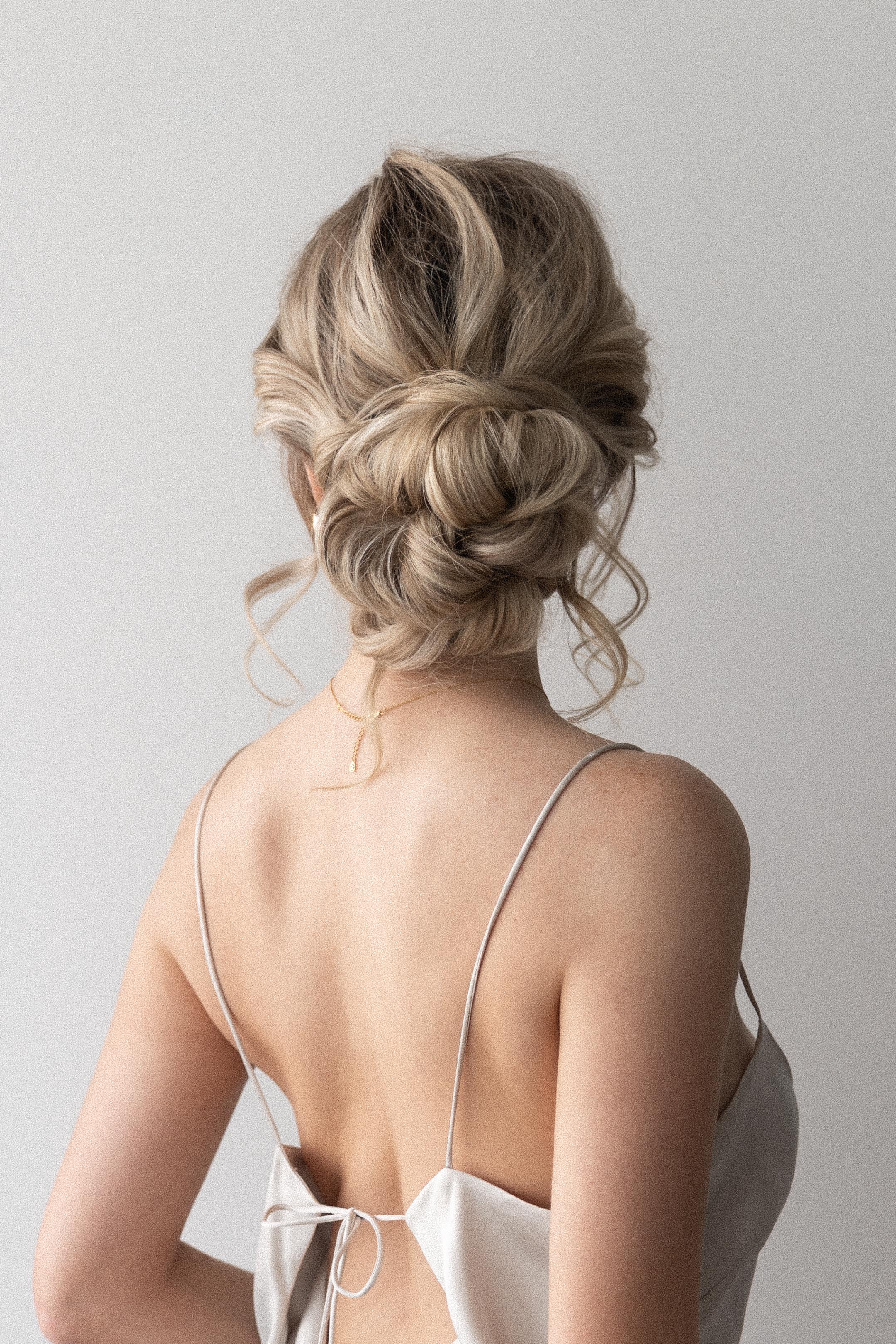 Easy Messy Updo Hairstyle Wedding Bridesmaid Alex Gaboury