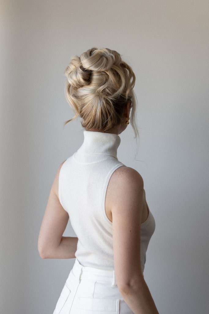 EASY UPDO WEDDING HAIRSTYLE FOR LONG HAIR - Alex Gaboury