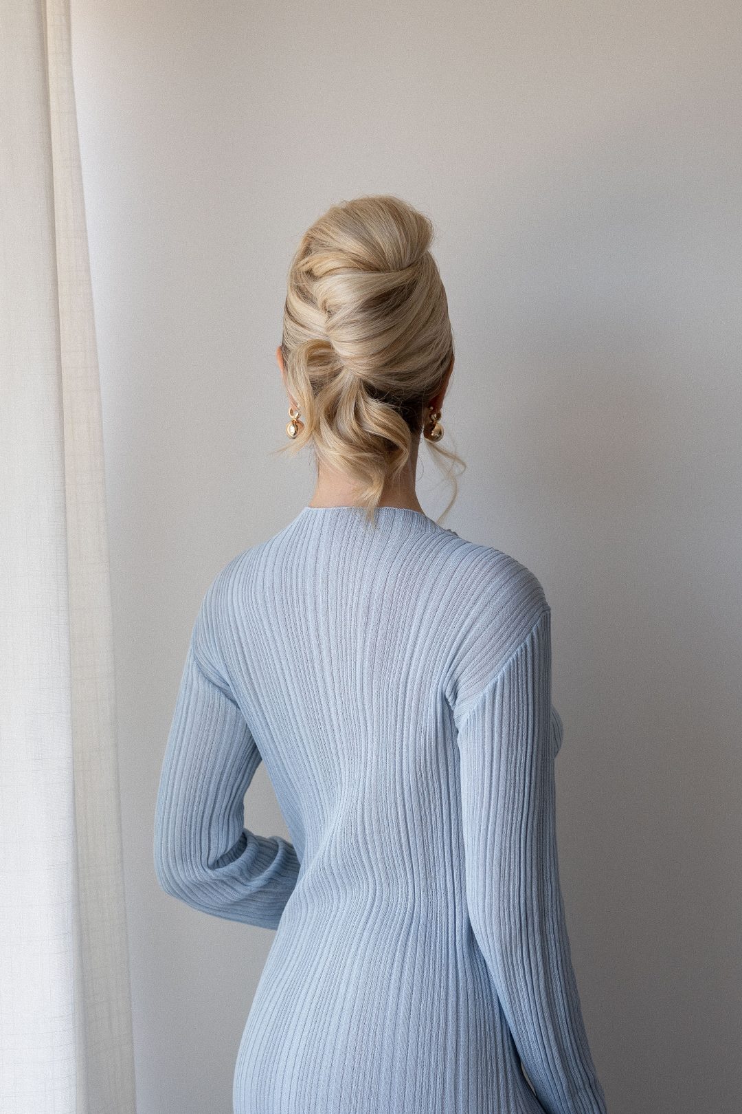 Easy Updo Hairstyle for Long Hair - Wedding, Bridal, Prom, Homecoming