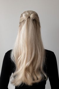 How To Hair Bow Hairstyle Half Up Tutorial + Video