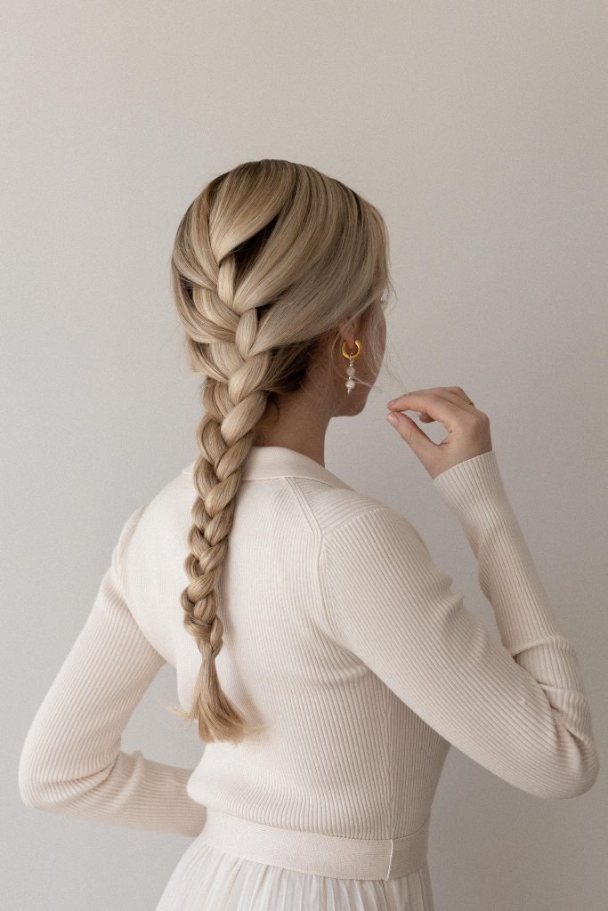 Braided Ponytail Hairstyle + Video | Perfect for Wedding, Prom, Bridal
