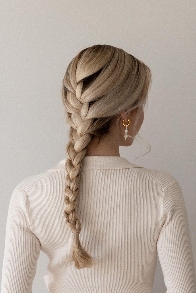 How To French Braid Your Own Hair | Medium - Long Hair Hairstyle