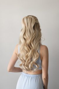 Easy Half Up Half Down Hairstyle | Bridal, Wedding, Formal Hairstyle