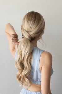 An Easy Messy Ponytail❤️ Medium - Long Hair Hairstyles