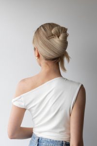 Easy French Twist Hair Tutorial + Video | Easy Wedding Updo Hairstyle