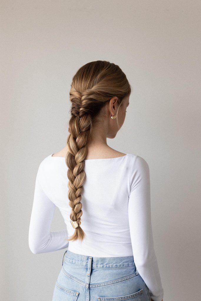 Easy Braided Ponytail Tutorial for Long Hair | Step-by-Step Hairstyle Video