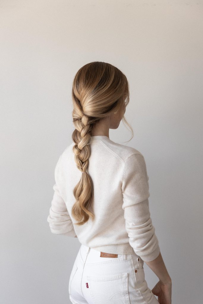 Easy Braided Ponytail Hairstyle - How to + video