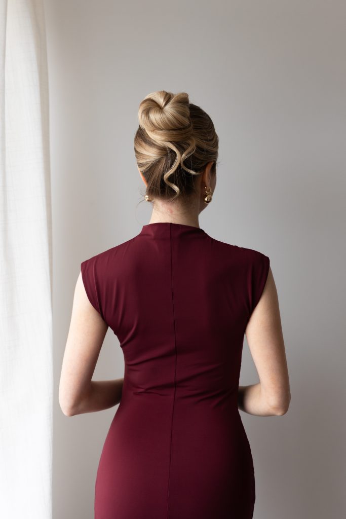 easy high bun hair tutorial + video