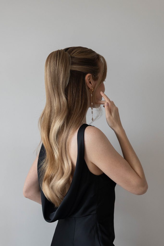 Easy half up hairstyles for long hair + video