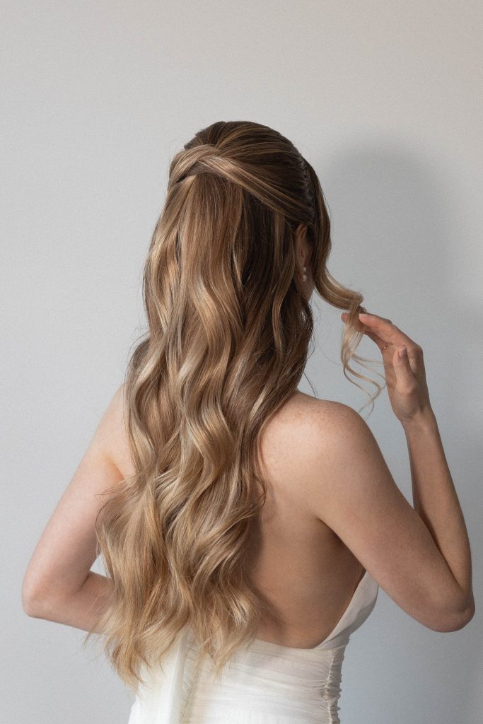 How to hairstyle for wedding | easy half up hairstyle