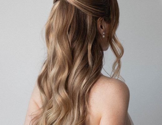 Quick hairstyle for wedding | Half up half down hair tutorial